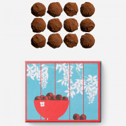 Truffes au chocolat à offrir : livraison à domicile.