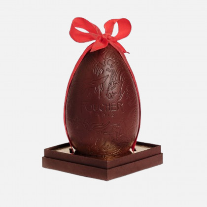 Œuf en chocolat noir au...