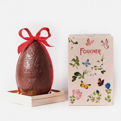 Œuf en chocolat noir au...