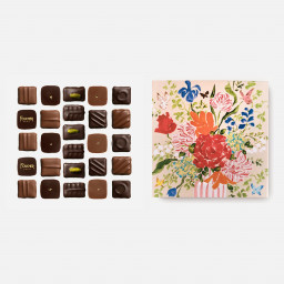 Assortiment de chocolats 260 g - Boite "Printemps" dessinée par Yukiko Noritake